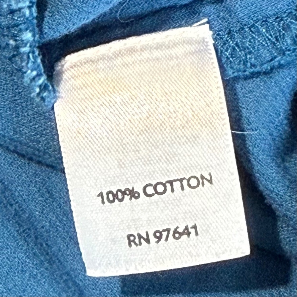 J Jill Womens Fine Wale Corduroy Button Up Shirt Size S Blue Long Sleeve Cotton - Picture 4 of 7